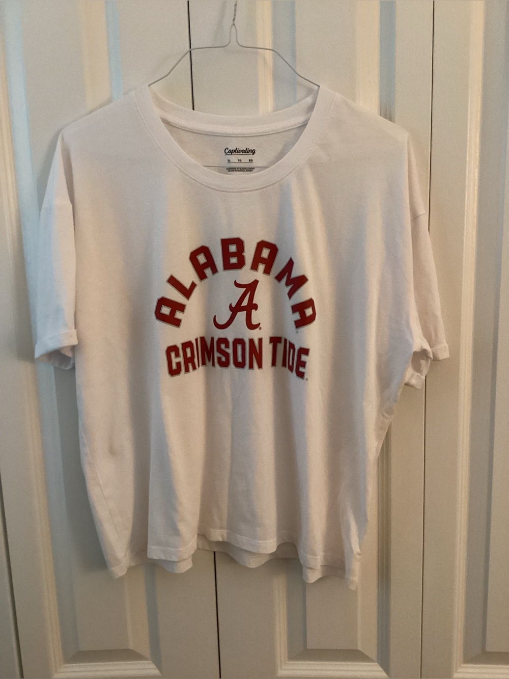 ALABAMA CRIMSON TIDE Ladies Box Tee size XL - NWOT
